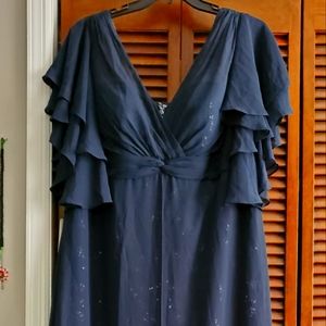 JJs House Navy Gown 18W NWT
